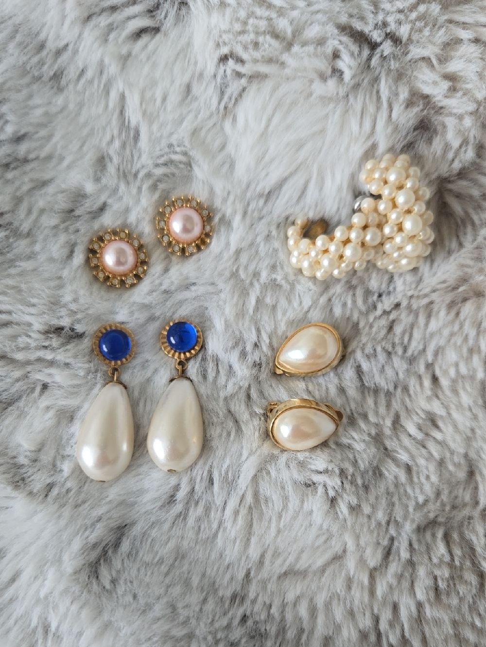 Vinatge Faux Pearl Earrings Assorted Pack